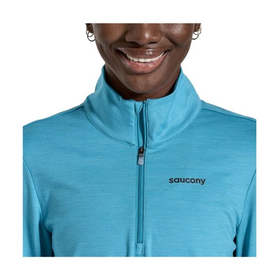 SAUCONY - MAGLIA SOLSTICE 1/4 ZIP DONNA