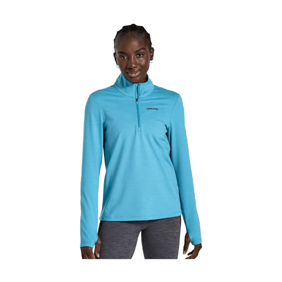 SAUCONY - MAGLIA SOLSTICE 1/4 ZIP DONNA
