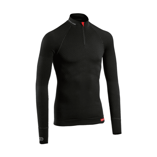 DAMART - SOUS-COUCHE ENERGY THERMOLACTYL 3 COL DEMI-ZIP HOMME