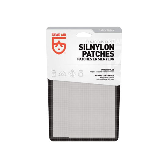 GEAR AID - 2 PATCHES de réparation TENACIOUS TAPE nylon ripstop