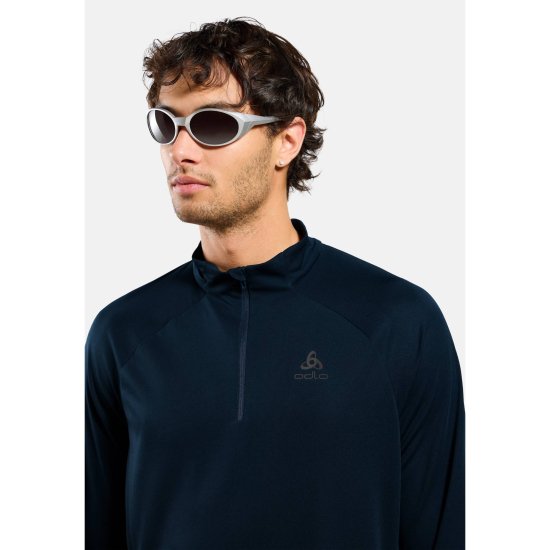 ODLO - T-SHIRT MANCHES LONGUES 1/2 ZIP ESSENTIAL HOMME