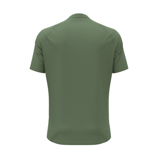 ODLO - T-SHIRT MANCHES COURTES 1/2 ZIP ESSENTIAL HOMME