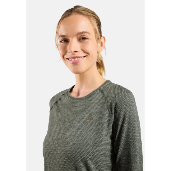 ODLO - T-SHIRT MANCHES LONGUES ESSENTIEL SEAMLESS FEMME