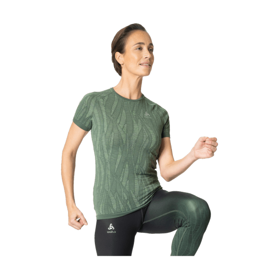 ODLO - T-SHIRT MANCHES COURTES ZEROWEIGHT CERAMIC FEMME