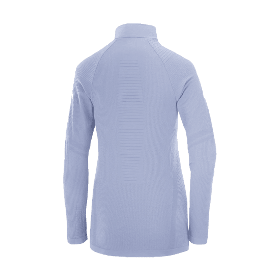 SALOMON - SOUS-COUCHE DEMI-ZIP ESSENTIAL SEAMLESS FEMME