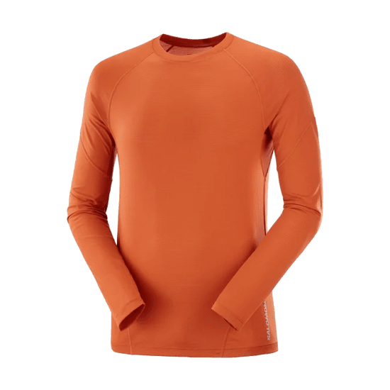 SALOMON - T-SHIRT CROSS RUN ML HOMME ORANGE