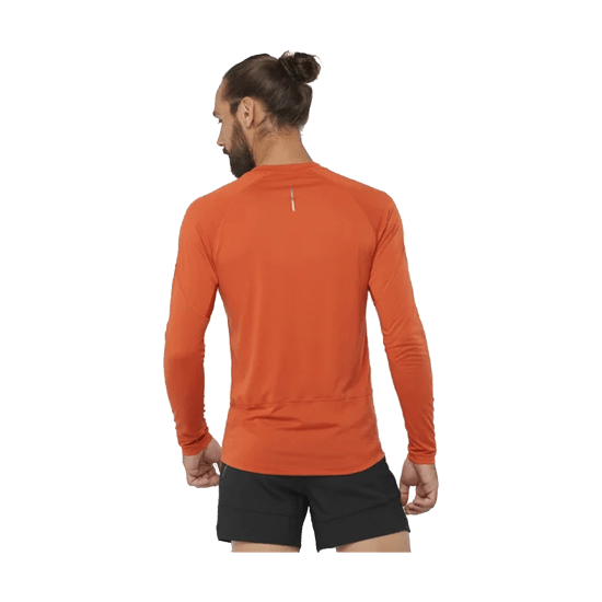 SALOMON - T-SHIRT CROSS RUN ML HOMME ORANGE