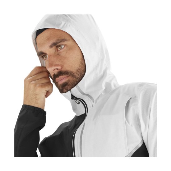 SALOMON - VESTE BONATTI TRAIL HOMME NOIRE ET BLANCHE