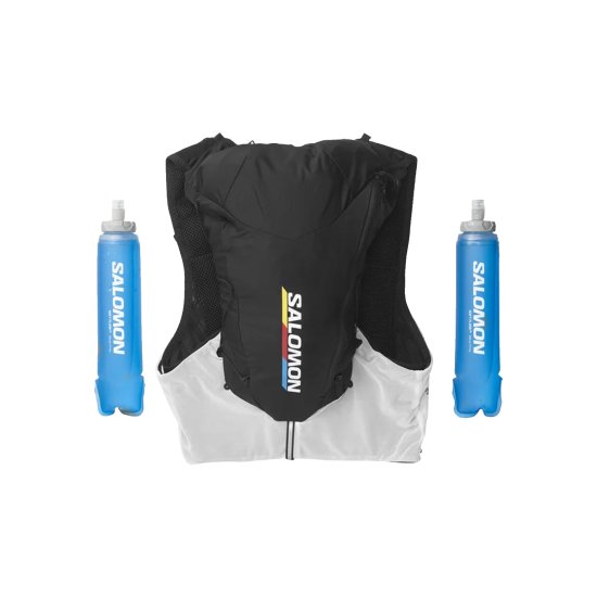 SALOMON - SAC D'HYDRATATION ADV SKIN 12 RACE FLAG AVEC FLASQUES
