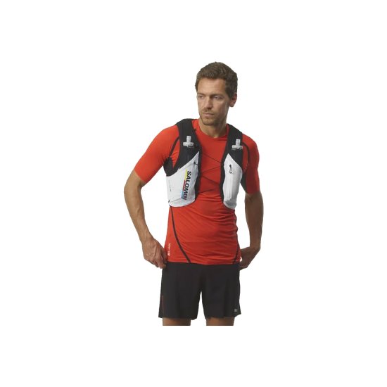 SALOMON - SAC D'HYDRATATION ADV SKIN 12 RACE FLAG AVEC FLASQUES