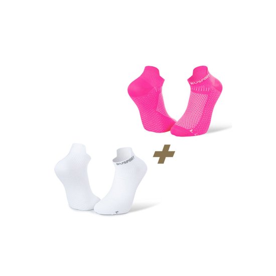 BV SPORT - PACK X2 CHAUSSETTES LIGHT 3D ULTRA COURT