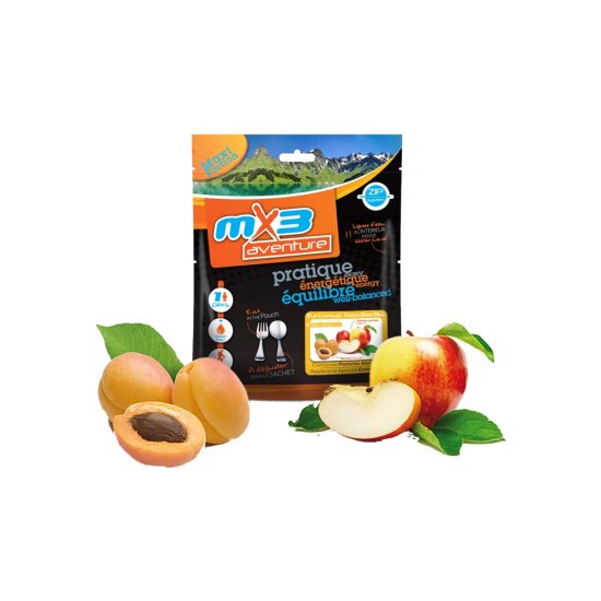 MX3 - COMPOTE POMME - ABRICOT LYOPHILISEE