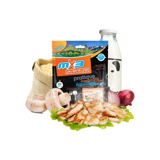 MX3 - RISOTTO POULET CHAMPIGNON LYOPHILISE