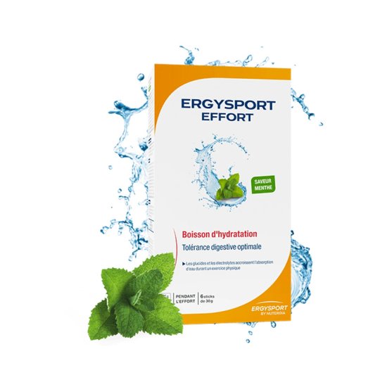 ERGYSPORT - BOITE DE 6 STICKS 30G BOISSONS D'EFFORT