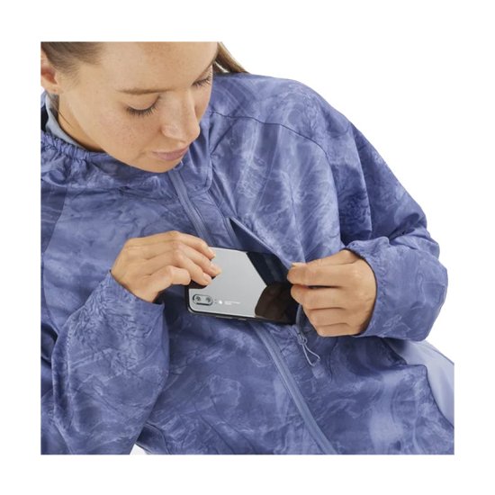 SALOMON - VESTE BONATTI CROSS FZ CAPUCHE FEMME