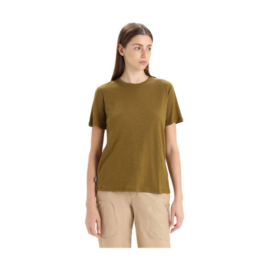 ICEBREAKER - T-SHIRT MERINO LINEN FEMME