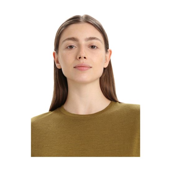 ICEBREAKER - T-SHIRT MERINO LINEN FEMME