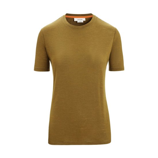 ICEBREAKER - T-SHIRT MERINO LINEN FEMME