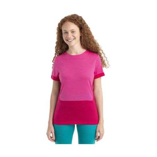 ICEBREAKER - T-SHIRT MERINO ZONEKNIT FEMME