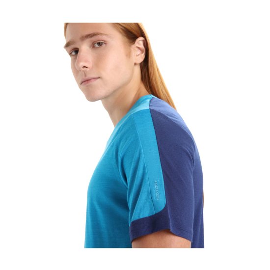 ICEBREAKER - T-SHIRT MANCHES COURTES MERINO ZONEKNIT HOMME