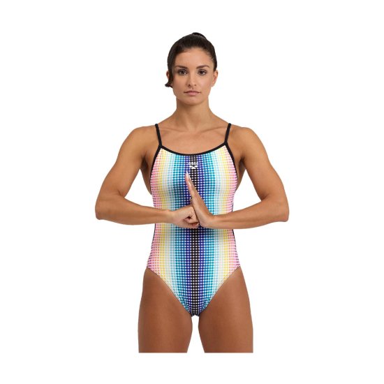 ARENA - MAILLOT DE BAIN CIRCLE STRIPE FEMME