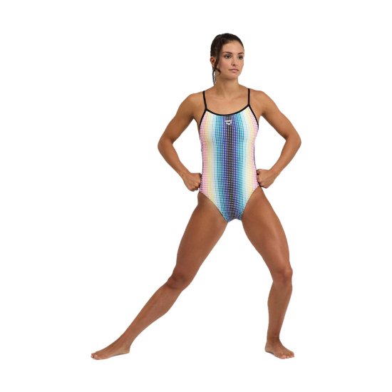 ARENA - MAILLOT DE BAIN CIRCLE STRIPE FEMME