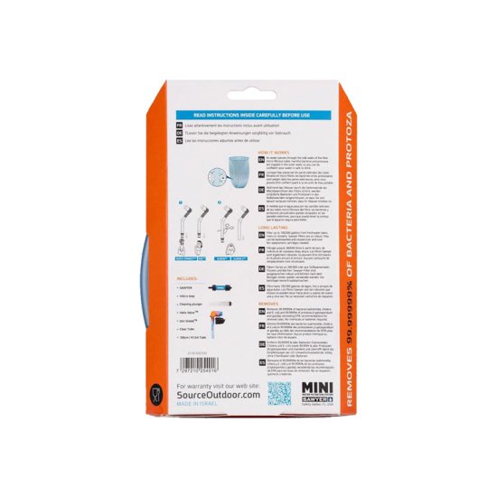 SOURCE - KIT TUBE ET FILTRE SAWYER