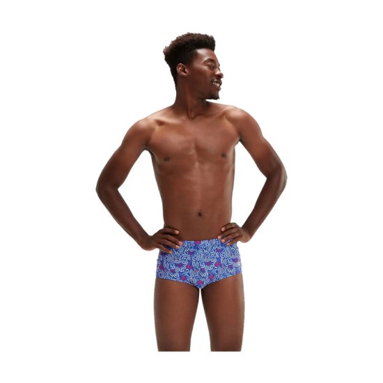 SPEEDO - MAILLOT DE BAIN ECO+ 17CM CLUB TRAINING ALLOVER HOMME