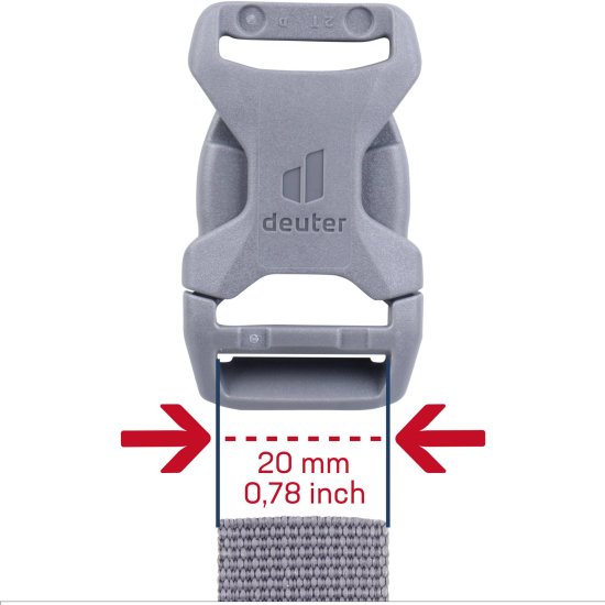 DEUTER - FIBBIA 20 MM - HI/TR/AL