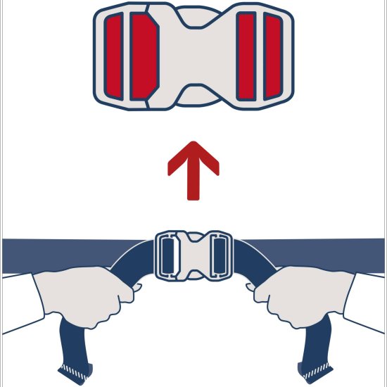 DEUTER - BOUCLE D 30 MM - HI/TR/AL