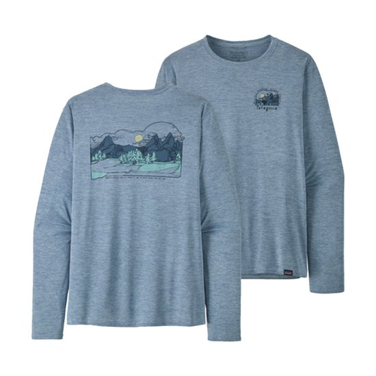PATAGONIA - T-SHIRT MANCHES LONGUES CAP COOL DAILY MOTIFS HOMME
