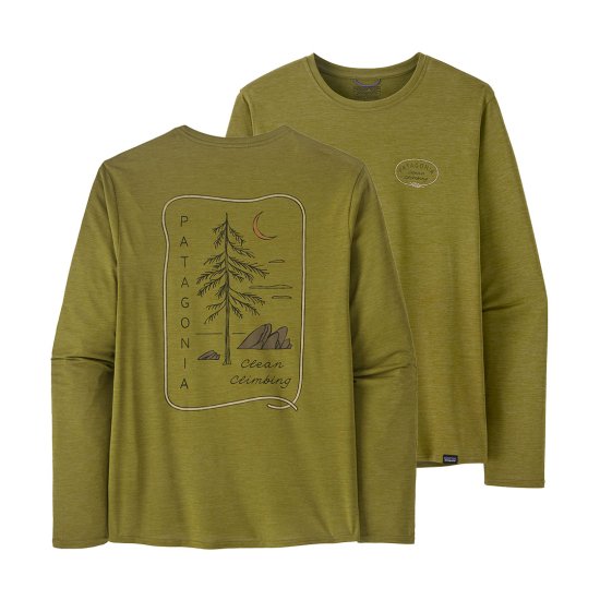 PATAGONIA - T-SHIRT MANCHES LONGUES CAP COOL DAILY MOTIFS HOMME