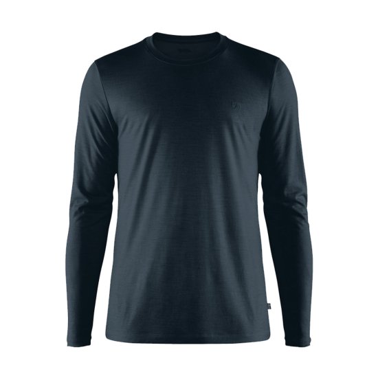 FJALLRAVEN - T-SHIRT MANCHES LONGUES ABISKO EN LAINE MÉRINOS HOMME