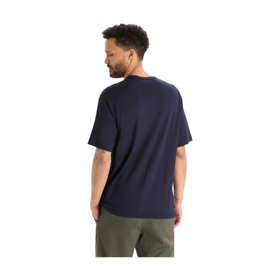 ICEBREAKER - T-SHIRT MANCHES COURTES MERINO GRANARY HOMME