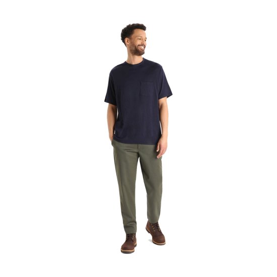 ICEBREAKER - T-SHIRT MANCHES COURTES MERINO GRANARY HOMME