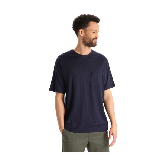 ICEBREAKER - T-SHIRT MANCHES COURTES MERINO GRANARY HOMME