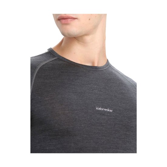 ICEBREAKER - T-SHIRT MANCHES COURTES MERINO 125 ZONEKNIT HOMME NOIR