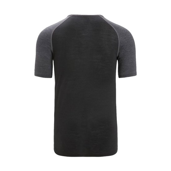 ICEBREAKER - T-SHIRT MANCHES COURTES MERINO 125 ZONEKNIT HOMME NOIR