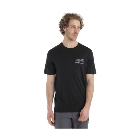 ICEBREAKER - T-SHIRT MANCHES COURTES MERINO 150 TECH LITE II AOTEROA HOMME