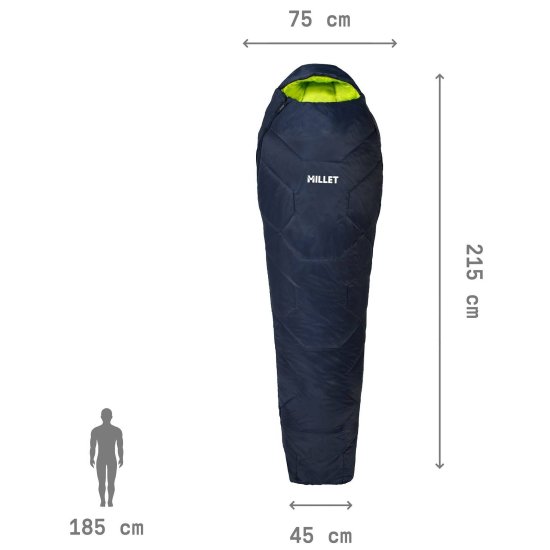 MILLET - Sac de couchage baikal 1100 Regular