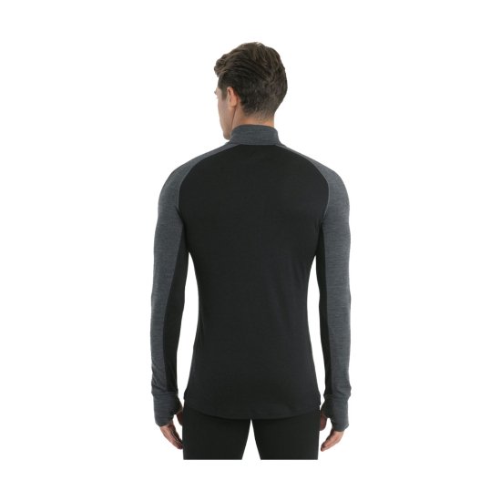 ICEBREAKER - SOUS-COUCHE MERINO ZONEKNIT 200 DEMI-ZIP HOMME