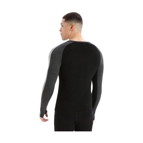 ICEBREAKER - SOUS-COUCHE MERINO ZONEKNIT COL ROND 200 HOMME