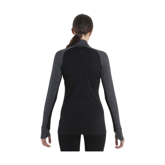 ICEBREAKER - SOUS-COUCHE MERINO ZONEKNIT 200 DEMI-ZIP FEMME