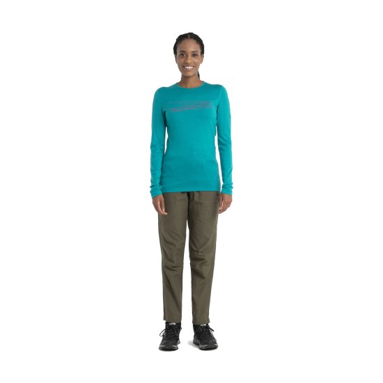 ICEBREAKER - SOUS-COUCHE MERINO 200 OASIS COL ROND FEMME