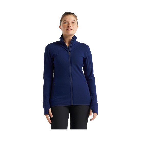 ICEBREAKER - VESTE DESCENDER ZIP FEMME