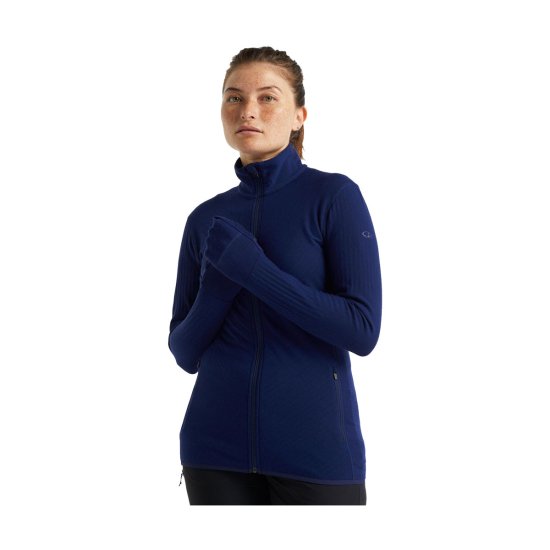 ICEBREAKER - VESTE DESCENDER ZIP FEMME