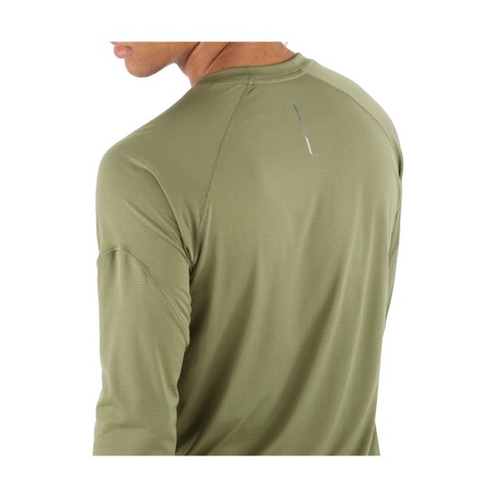 SALOMON - T-SHIRT CROSS RUN MANCHES LONGUES HOMME KAKI