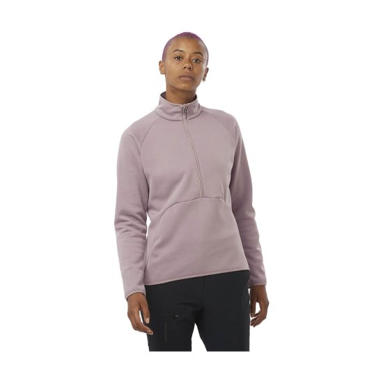 SALOMON - POLAIRE ESSENTIAL WARM DEMI-ZIP FEMME