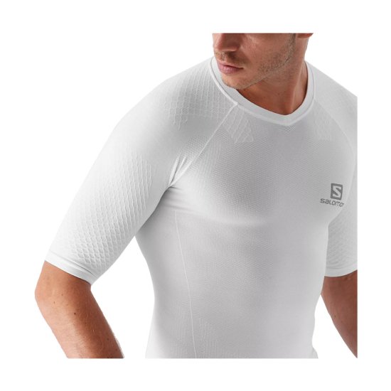 SALOMON - T-SHIRT EXO MOTION UOMO BIANCO