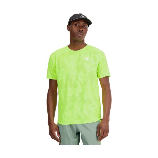 NEW BALANCE - T-SHIRT MANCHES COURTES Q SPEED JACQUARD HOMME